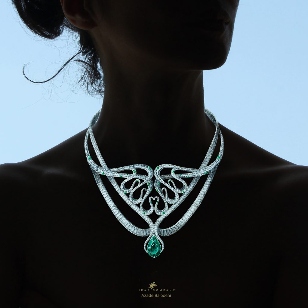 Medusa jewelry design by Azade Baloochi